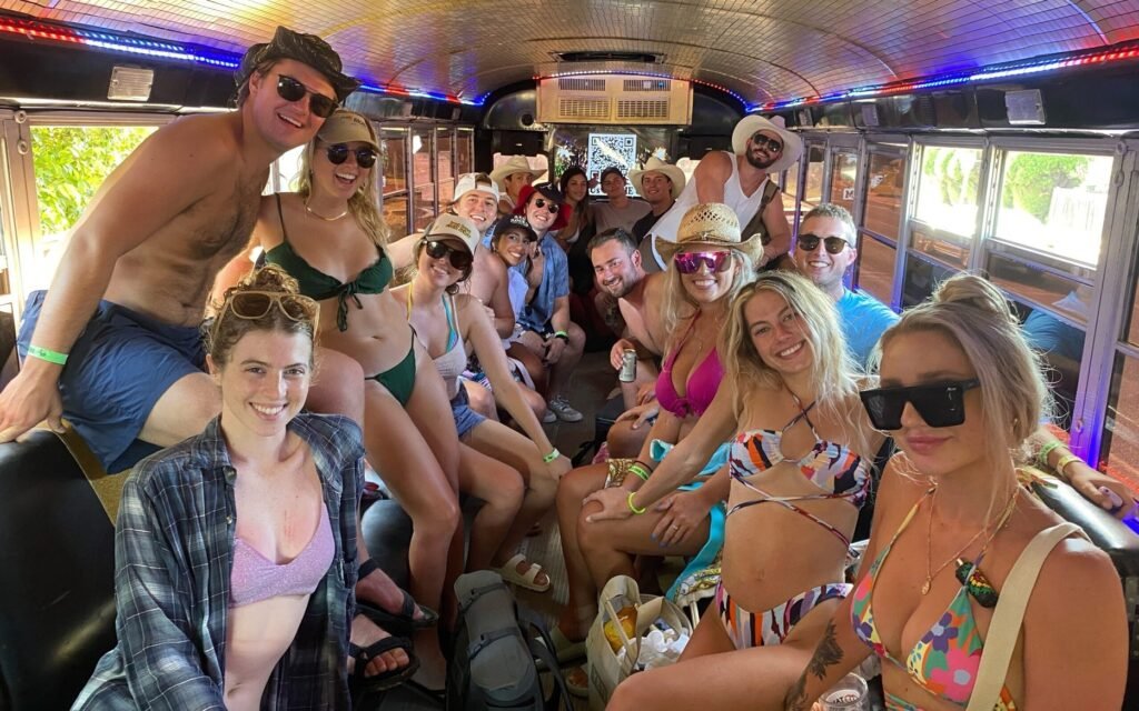 Group enjoying a boat ride