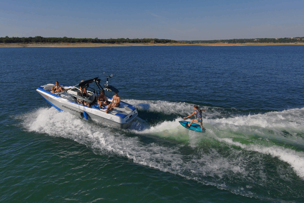 wakeboarding on lake austin